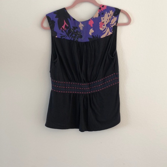 Plenty by Tracy Reese black sleeveless top - Picture 2 of 4